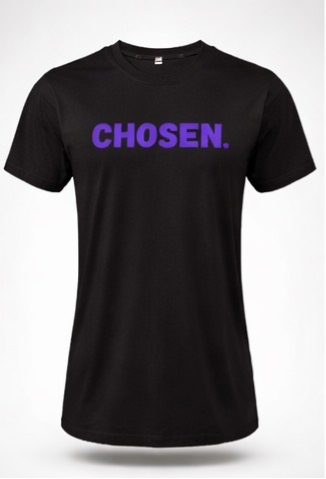 Chosen Shirt | Inspirational Graphic Tee | Faith Based Streetwear | Motivational Minimalist Shirt | Live With Purpose Tee | Unisex Empowerment Shirt