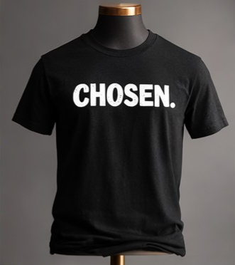 Chosen Shirt | Inspirational Graphic Tee | Faith Based Streetwear | Motivational Minimalist Shirt | Live With Purpose Tee | Unisex Empowerment Shirt
