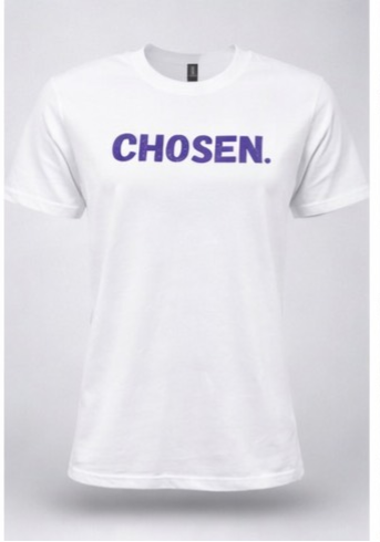Chosen Shirt | Inspirational Graphic Tee | Faith Based Streetwear | Motivational Minimalist Shirt | Live With Purpose Tee | Unisex Empowerment Shirt