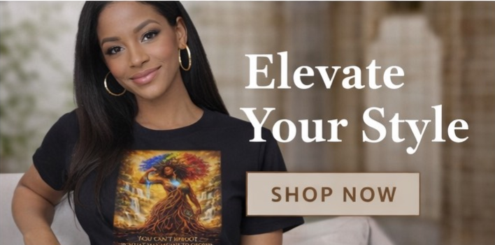 You Can’t Uproot What Was Meant to Grow Shirt, Empowerment T-Shirt, Inspirational Afro Art Tee, Growth Mindset Graphic Tee, Black Woman Art Shirt